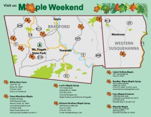 Maple Weekend map