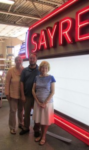 sayre theater marque