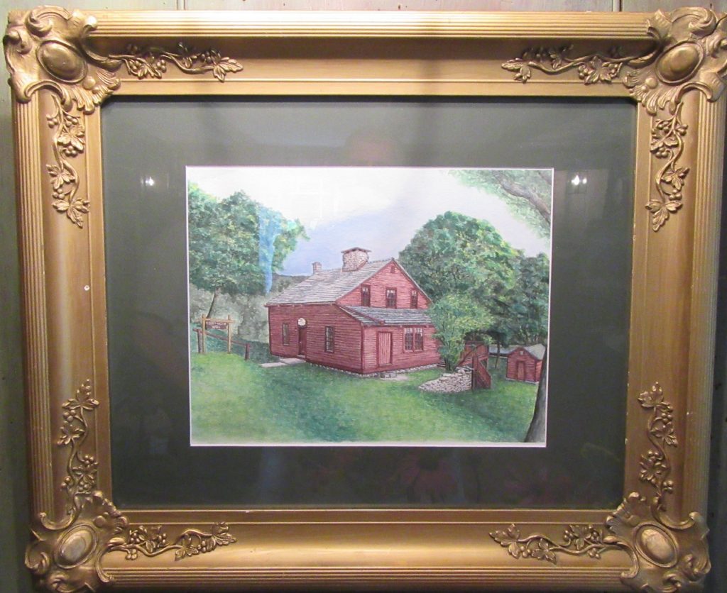 Painting of Laceyville’s Oldest House to be Auctioned Xmas Tea
